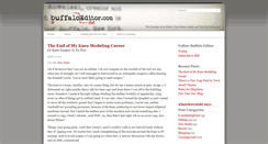 Desktop Screenshot of buffaloeditor.com